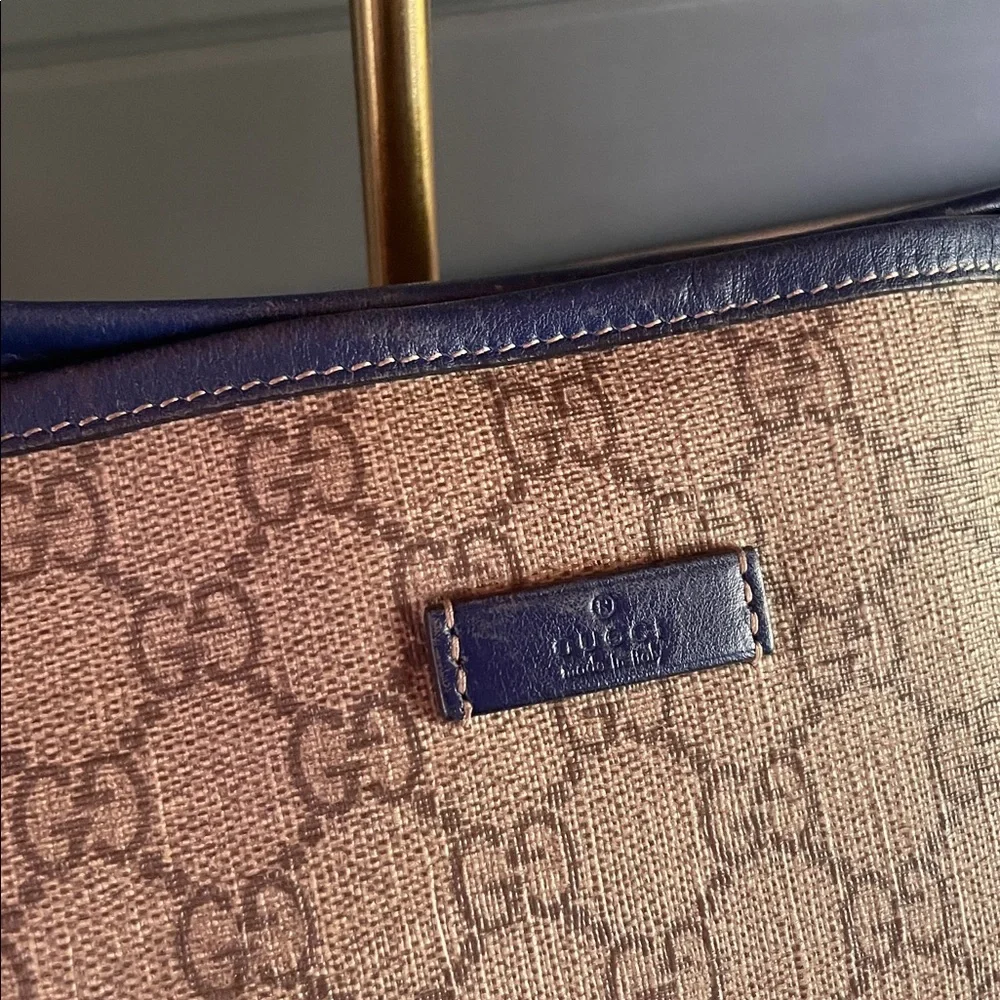 FOR CP ONLY! Gucci GG Monogram UNICEF Joy Patriotic American Flag Tote USA! - Picture 2 of 16